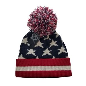 D&Y David & Young  Patriotic American Flag Pom